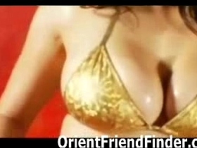 Hot asian babe strip