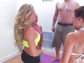 Charley Chase Naughty Three-Way Blowjob