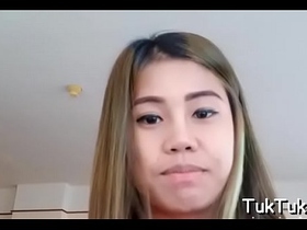 Asian girl provides her narrow muff for a deep insertion