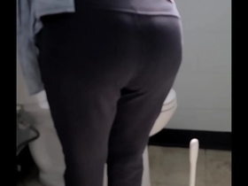 Cleaning lady big butt