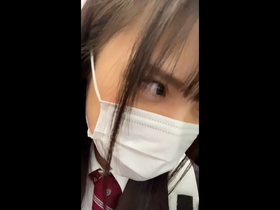 【閲覧注意】制服美女Kちゃん＠渋谷【清楚系/黒髪ロングヘア/女子●生/ブレザー/色白スベスベ脚】#パンチラ盗撮#電車痴●#自宅侵入#睡眠姦