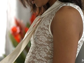 Tight-bodied and tiny teen Maisa in hardcore action