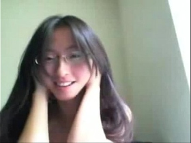 WebcamPornLive.com -  Asian Cutie Masturbating and Dildoing Herself on Webcam