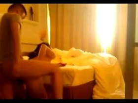 Asian couple homemade