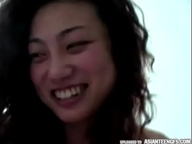 Real girlfriends from Asia in compilation of homemade porn